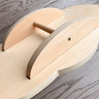 Tabla de Equilibrio de Madera CPC CE para Niños, Balancín, Equipo de Entrenamiento Sensorial, Tabla de Equilibrio para Coordinación Física de Niños Pequeños
