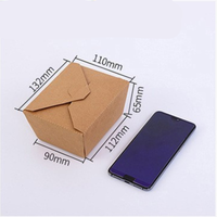 Fournisseur Récipient biodégradable à emporter pour déjeuner chinois fast-food Boîte à lunch jetable rectangulaire en papier allant au micro-ondes