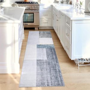 Tapis de cuisine modernes en mousse de caoutchouc anti-fatigue imprimés sur mesure 4MM, antidérapants, confortables, lavables et antimicrobiens - Product Image 1