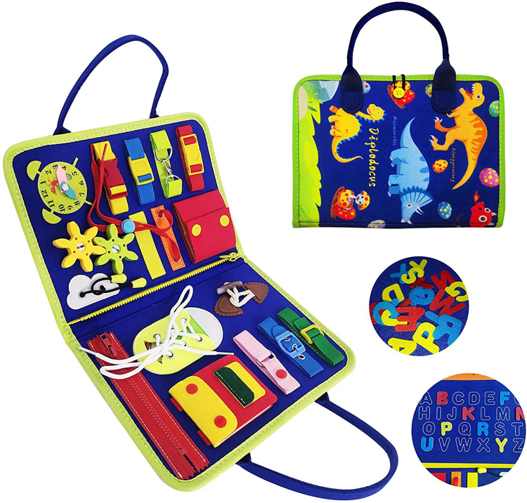 Новый дизайн 2022, Лидер продаж, детская игрушка Монтессори, развивающая сенсорная детская войлочная доска для малышей