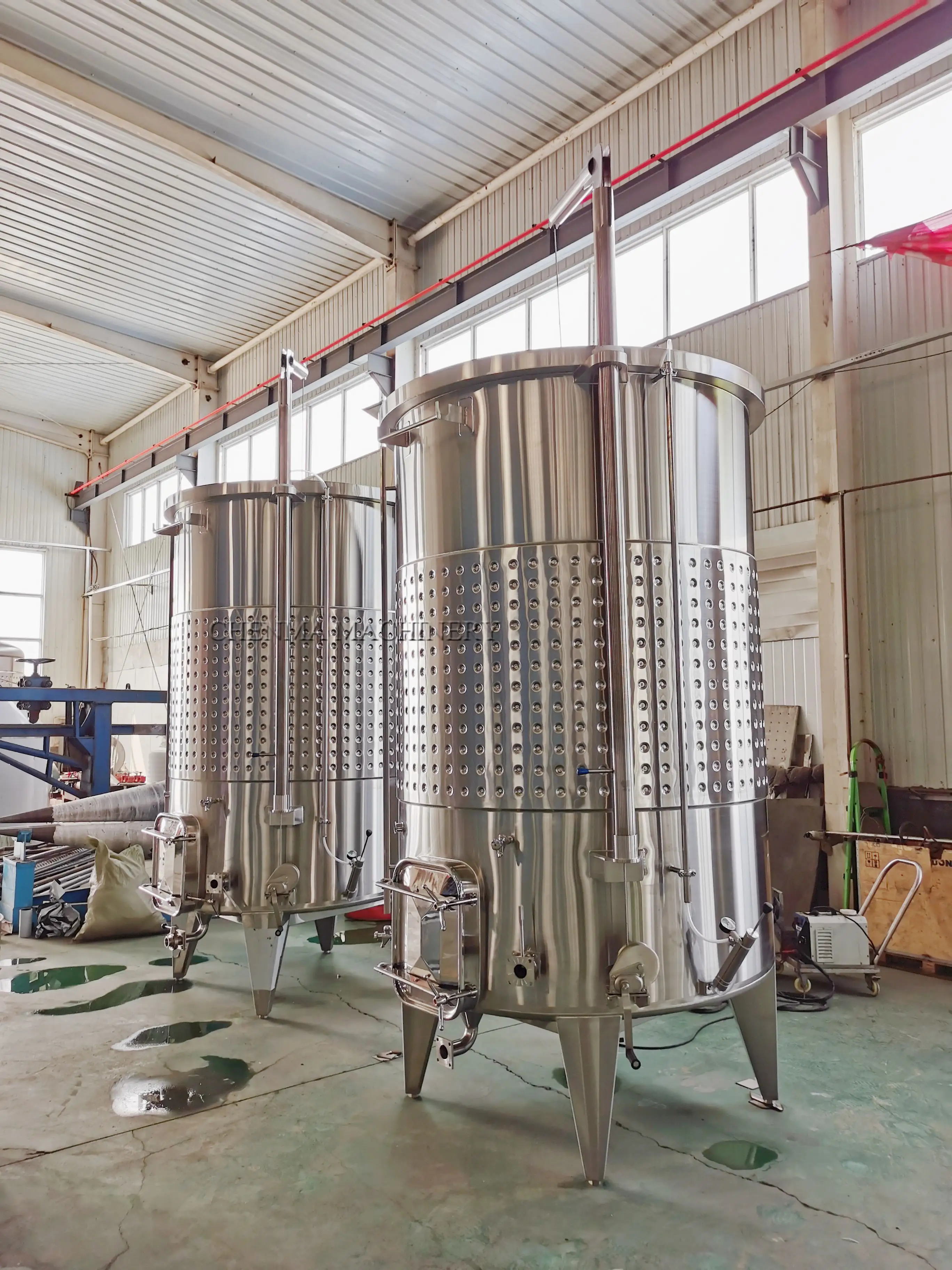 1000L variable capacity wine tanks for winery variable volume wine tank floating lid tank vct