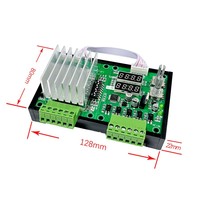 Controlador de Motor Paso a Paso Todo en Uno con Interruptor de Límite Recíproco, Ángulo, Pulso, Velocidad, Retardo, 8 Modos, DC10~30V 4A