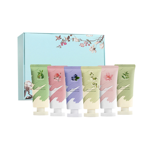 Pianta naturale burro di karité profumo lozione per le mani <span class=keywords><strong>Set</strong></span> sbiancante crema idratante nutriente per gli uomini donne viaggio <span class=keywords><strong>regalo</strong></span> per la cura delle mani - Product Image 5