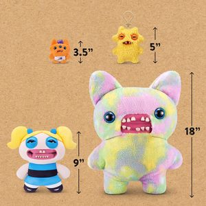Peluche de Bubbles de 10 cm de las Chicas Superpoderosas - Divertido monstruo feo de peluche con dientes humanos, hecho en China - Product Image 6