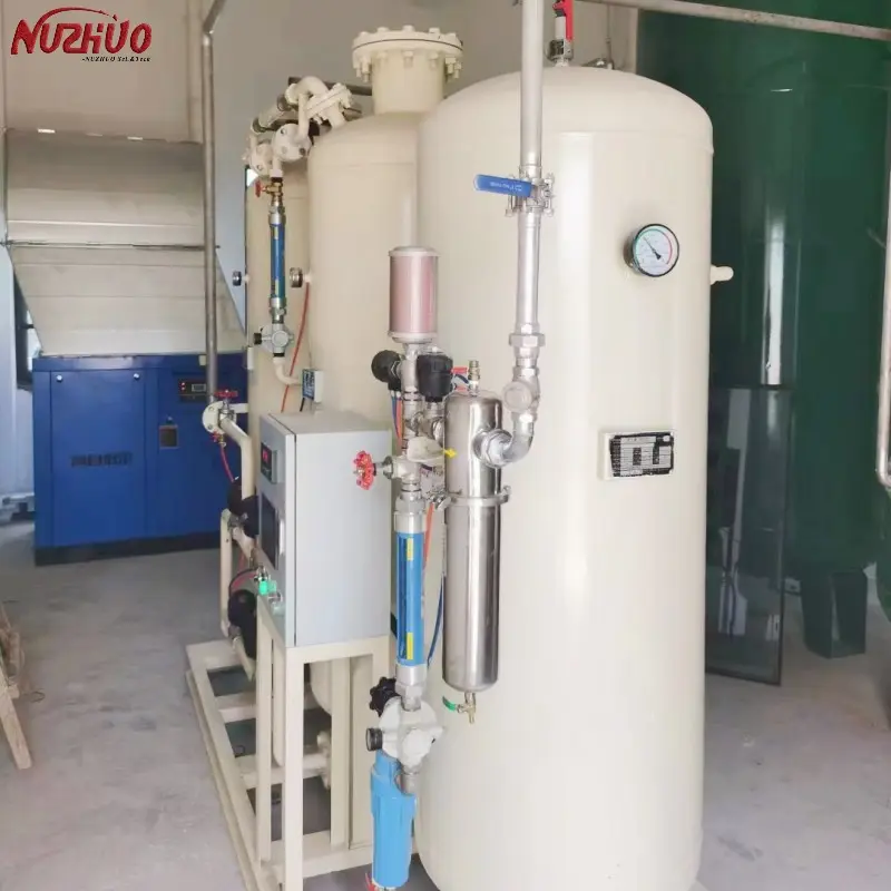 NUZHUO 50Nm3/h Containerized Oxygen Generating Plant Oxygen Filling Machine For Hospital O2 Gas Use