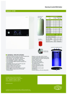 หม้อต้มน้ำร้อน DAXOM 240V/400V ขนาด 50 ลิตร แบบติดตั้งในตัว พร้อมหน้าจอสัมผัส ควบคุมอุณหภูมิคงที่ผ่านแอปพลิเคชัน สำหรับหม้อน้ำและพื้นทำความร้อนไฟฟ้า - Product Image 6