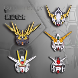 Broche Metálico con Diseño de Unicornio Irregular, Grabado y Pintado con Diseño de Anime Japonés, Mobile Suit RX-78 <span class=keywords><strong>Gundam</strong></span> - Product Image 2