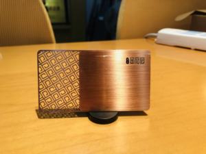 تطبيق بطاقات معدنية NFC بطاقة عمل معدنية مع رمز Qr بطاقة عضوية أعمال معدنية ذهبية NFC 4K - Product Image 2