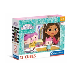 CLEMENTONI CUBES 12 - PUZZLE DE LA CASA DE MUÑECAS DE GABBY - Product Image 1