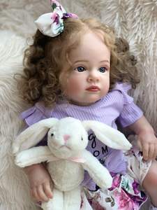 Muñeca Bebé <span class=keywords><strong>Reborn</strong></span> de Silicona, R&B Solid Free Kit China Bambola, Realista, de Pulgadas, con <span class=keywords><strong>Ojos</strong></span> <span class=keywords><strong>Cerrados</strong></span>, Envío Gratis, para Dormir, Niño - Product Image 3