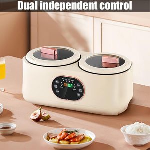 Newly Designed Intelligent Electric Double Gall Mini Rice Cooker Non-Stick Low Sugar <b>USB</b> Power Source for Car and Outdoor Use - Product Image 3