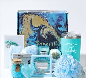 Consigue pronto regalos para mujeres de lujo de San Valentín Kit de spa para el cuidado del cuerpo Día DE LA MADRE Baño de spa Artículos de regalo de recuerdo populares personalizados - Product Image 1