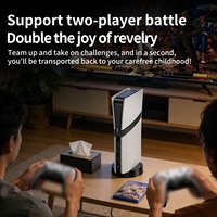 Console de jeu rétro GS5 Ultra, stick de jeu 4K HD, 128 Go, manette sans fil 2.4G, Plug & Play, prise US, plus de 30K jeux intégrés