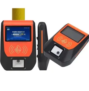 Factory 3G 4G Bus ticketing terminal with mobile phone NFC payment and Paper QR thermal paper ticket validation