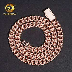 Collar de Joyería Fina de Lujo, Joyería Hip Hop para Hombre y Mujer, Plata de Ley con Diamantes de Moissanita D-VVS, Cadena Cubana de Eslabones de 10 MM - Product Image 4