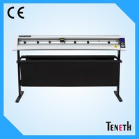 Plotter de corte de pegatinas de coche de corte de contorno automático Teneth de 1,6 M para fábricas y fabricación