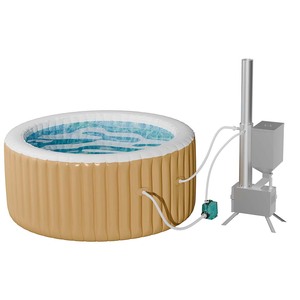 Poêle à fusée à bois sans fumée pour l'extérieur, poêle à granulés pour piscines hors sol et gonflables - Product Image 2