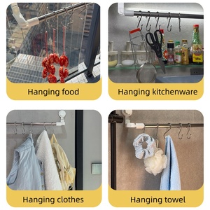 Crochets en S robustes en métal avec boucle <span class=keywords><strong>pour</strong></span> suspendre plantes, serviettes, vêtements, ustensiles <span class=keywords><strong>de</strong></span> <span class=keywords><strong>cuisine</strong></span> – Vente en gros usine - Product Image 3