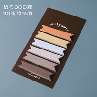 Vente en gros 2022 2023 Corée Onglets d'index réutilisables autocollants couleur Morandi Notes adhésives couleurs pastel pour journal planificateur pas cher