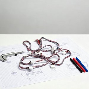 Ensemble de faisceaux de câblage en spirale multi-packs, câbles connecteurs mâle-femelle avec gaine transparente pour l'électronique et les appareils électroménagers - Product Image 4