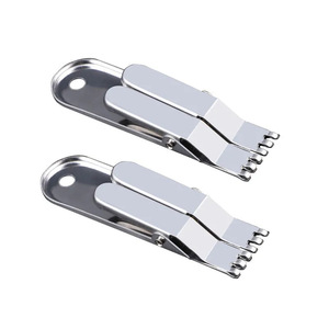 คลิปหนีบตะขอเกี่ยวหนอนดินสแตนเลสสำหรับตกปลาคาร์พ อุปกรณ์เสริมสำหรับใส่เหยื่อน้ำจืด - Product Image 1