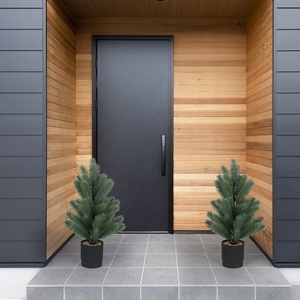 Arbre artificiel en plastique de haute qualité, aspect naturel, pour extérieur, décoration de Noël, maison, salon, Thanksgiving, vente en gros - Product Image 2