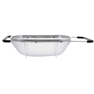 Cuisine professionnelle en acier inoxydable légumes fruits PP poignées maille extensible sur évier perforé <span class=keywords><strong>passoire</strong></span> <span class=keywords><strong>passoire</strong></span> - Product Image 1