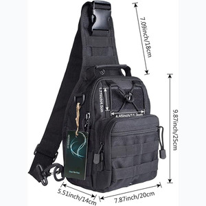 Free sample <b>Kango</b> Tactical Gear Pouch Chest Rig Multi Functional Hang Bag Vest Laser Cut Training Chest Rig - Product Image 3