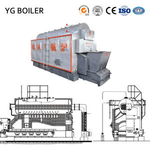 YG DZL nouveau automatique industriel biomasse granulés bois charbon combustible solide chaudière à Tube d'eau 40 7000 <span class=keywords><strong>kW</strong></span> chauffage de l'eau chaude - Product Image 5