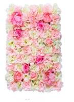 Fleurs artificielles en plastique de haute qualité pour décor de mariage mur de fleurs artificielles enroulable