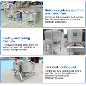 Máquina Etiquetadora de Piñas para Enlatado OCEAN, Equipo Automático para Enlatado de Frutas, Línea de Procesamiento de Duraznos Enlatados - Product Image 3