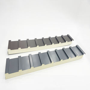 Feuerfeste PU-Sandwich-Dachplatten aus Metall und Aluminium, isoliert mit hochdichtem Polyurethanschaum - Product Image 4