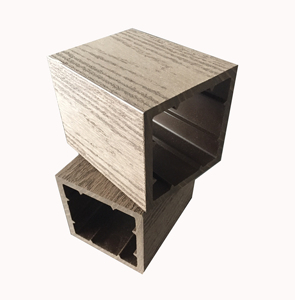 Tube carré WPC Chine Panneau WPC Anti-UV Terrasse en bois composite <span class=keywords><strong>Tubes</strong></span> décoratifs en bois composite extérieur <span class=keywords><strong>80</strong></span>*80mm - Product Image 2
