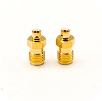 Connecteur de prise de câble coaxial RF plaqué or S MA-KB2 avec une impédance de 50 Ω pour composants de câble coaxial RF haute fréquence