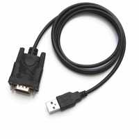 Adaptador de Puerto USB a serie, convertidor de pines DB9 CH340 macho y hembra RS232 COM, chaqueta de PVC, Cable USB a serie para uso en ordenador