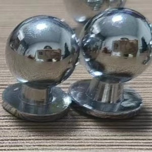 Stainless Steel Round <b>Wardrobe</b> Handle 26mm Diameter Minimalist Design For Drawer Cabinet Door Hardware - Product Image 1