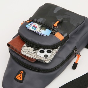 Men's Crossbody Bag Oxford Cloth Waterproof Chest Bag With Camouflage Print For Everyday Use Spring 2024 - Product Image 2