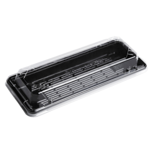 Boîte Sushi Togo en plastique d'emballage alimentaire jetable durable et robuste avec couvercle transparent de garantie de qualité - Product Image 4