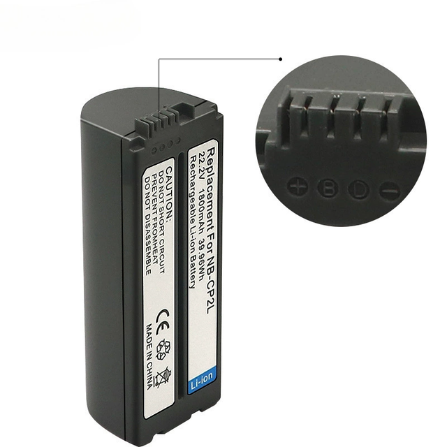 CP-2L NB-CP2L CP2L 22.2v 1800mah Li-ion Printer Battery for Can on Sel Phy Series