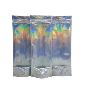 Custom Printed Smell Proof Clear Mylar Holographic <b>Bag</b> Food Candy Packaging PE Food Package Zipper <b>Bag</b> Digital Printing - Product Image 5