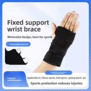 ที่รัดข้อมือแบบสปอร์ต WD HW01 ทำจากไนลอน พร้อมแผ่นรองฝ่ามือ สำหรับบรรเทาอาการเอ็นอักเสบ โรคอักเสบในอุโมงค์ข้อมือ และอาการปวดจากโรคข้ออักเสบ-ปรับได้ ใส่ได้ทุกที่ - Product Image 1