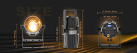 SHEHDS étanche 300W COB blanc chaud LED Par IP65 lumière éclairage d'événement pour Bar exposition Par peut lumière de scène