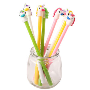 ジェルペンかわいい文房具学校事務用品0.5mm新しいクリエイティブ漫画キャンディーカラーピンク学用品かわいい18.5CM - Product Image 2