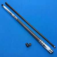 Space X 12.5mm bâton de queue de billard en fibre de verre de carbone durable queue de billard érable bout à bout frêne prix de gros