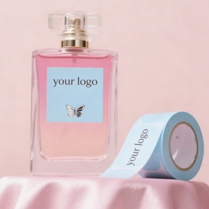 Etiqueta Adhesiva Personalizada para Botellas de Perfume de Lujo, Vinilo Adhesivo Impermeable con Relieve en Dorado, Etiquetas en Rollo para Perfume para Empaquetado - Product Image 4