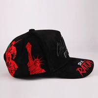 Casquettes de sport brodées personnalisées de haute qualité à 5 panneaux avec logo, pour hommes et femmes, avec strass, casquette de baseball d'extérieur avec visière en daim
