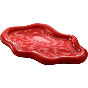 Plateau à bijoux en céramique plaqué argent de style Art déco, plateau de présentation luxueux pour accessoires photo et rangement d'objets décoratifs - Product Image 5