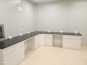 Mesa de Trabajo Lateral para Laboratorio, de Acero y Madera Resistente a Impactos, de Calidad Profesional, para Escuelas y Centros de Investigación Energética, Marca Optimal <span class=keywords><strong>Kayuen</strong></span> - Product Image 3