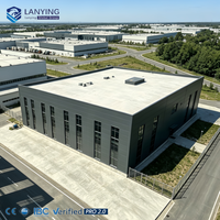 Edificio Industrial de Estructura de Acero, Estructura de Viga H Duradera, Almacén Metálico Prefabricado, Nave Industrial, Almacenamiento, Certificación CE
