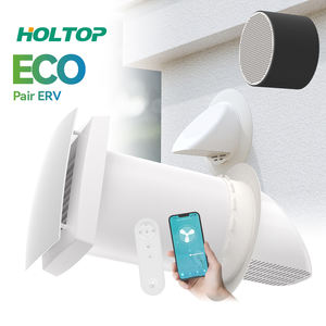 Ventilation à récupération d'énergie avec contrôle par application, échangeur d'air mural MVHR, efficacité céramique 97%, système de circulation d'air pour chambre à coucher - Product Image 1